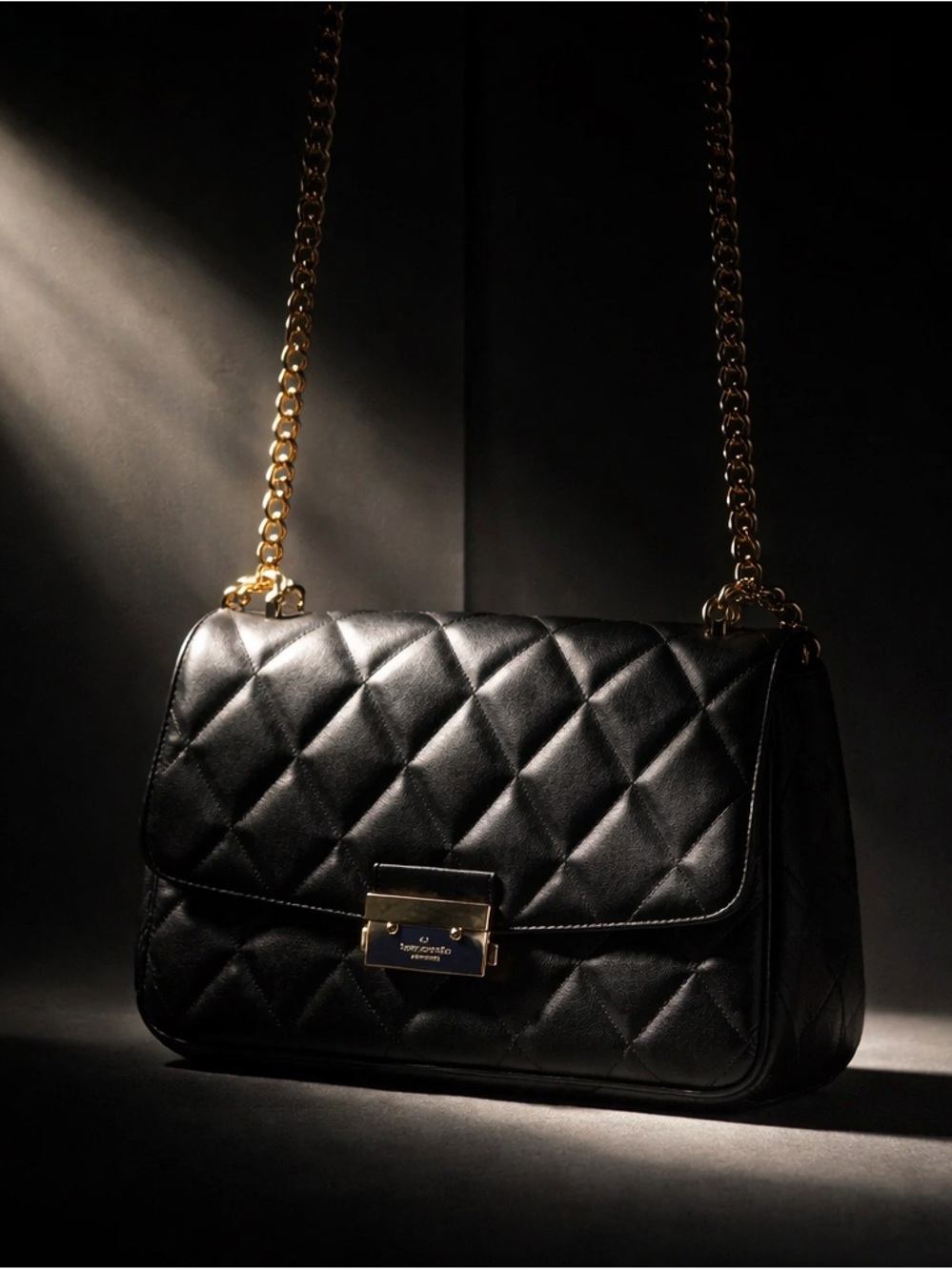 Kate spade quilted Balck shoulders/ crossbody bag Kate spade Black Quilted shou/ - Picture 3 of 8